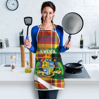 Bon Fete Kweyol Dominica Apron Creole Day Coat Of Arms Madras Motifs