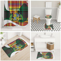 Bon Fete Kweyol Dominica Bathroom Set Creole Day Coat Of Arms Madras Motifs