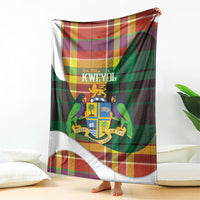 Bon Fete Kweyol Dominica Blanket Creole Day Coat Of Arms Madras Motifs