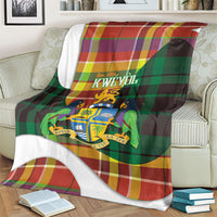 Bon Fete Kweyol Dominica Blanket Creole Day Coat Of Arms Madras Motifs