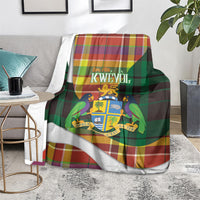 Bon Fete Kweyol Dominica Blanket Creole Day Coat Of Arms Madras Motifs