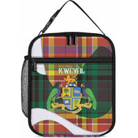 Bon Fete Kweyol Dominica Lunch Bag Creole Day Coat Of Arms Madras Motifs