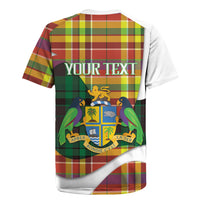 Personalized Bon Fete Kweyol Dominica Rugby Jersey Creole Day Coat Of Arms Madras Motifs