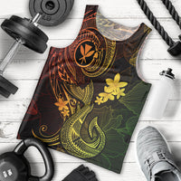 hawaii-men-tank-top-fish-hook-tattoo-mix-polynesian-plumeria-reggae-version