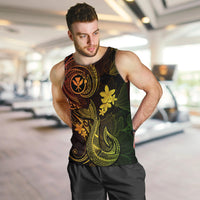 hawaii-men-tank-top-fish-hook-tattoo-mix-polynesian-plumeria-reggae-version