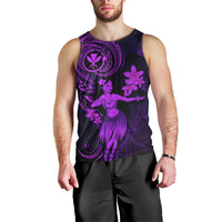 hawaii-men-tank-top-hula-girl-mix-polynesian-plumeria-purple-version