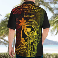 Hawaii Hawaiian Shirt King Kamehameha Mix Polynesian Plumeria Reggae Version - Wonder Print Shop