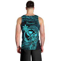 hawaii-men-tank-top-king-kamehameha-mix-polynesian-plumeria-turquoise-version
