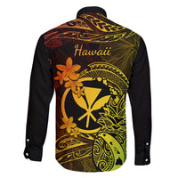 Hawaii Family Matching Summer Maxi Dress and Hawaiian Shirt Pineapple Mix Polynesian Plumeria Reggae Version - Wonder Print Shop