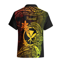 Hawaii Hawaiian Shirt Pineapple Mix Polynesian Plumeria Reggae Version - Wonder Print Shop