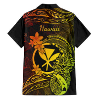 Hawaii Kid Hawaiian Shirt Pineapple Mix Polynesian Plumeria Reggae Version - Wonder Print Shop