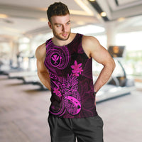 hawaii-men-tank-top-pineapple-mix-polynesian-plumeria-pink-version