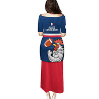 France Rugby Puletasi World Cup Allez Les Bleus 2023 Mascot - Wonder Print Shop