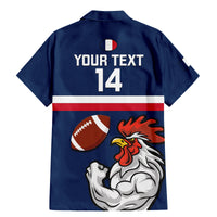 Custom France Rugby Family Matching Mermaid Dress and Hawaiian Shirt World Cup Allez Les Bleus 2023 Mascot - Wonder Print Shop