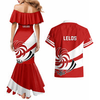 Georgia Rugby Couples Matching Mermaid Dress and Hawaiian Shirt 2023 Go Lelos Curves Style - Wonder Print Shop
