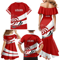 Georgia Rugby Family Matching Mermaid Dress and Hawaiian Shirt 2023 Go Lelos Curves Style - Wonder Print Shop