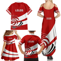 Georgia Rugby Family Matching Summer Maxi Dress and Hawaiian Shirt 2023 Go Lelos Curves Style - Wonder Print Shop