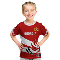 Georgia Rugby Kid T Shirt 2023 Go Lelos Curves Style - Wonder Print Shop