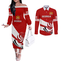 custom-georgia-rugby-couples-matching-off-the-shoulder-long-sleeve-dress-and-long-sleeve-button-shirts-2023-go-lelos-curves-style