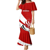 Custom Georgia Rugby Family Matching Mermaid Dress and Hawaiian Shirt 2023 Go Lelos Curves Style - Wonder Print Shop