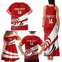 Custom Georgia Rugby Family Matching Tank Maxi Dress and Hawaiian Shirt 2023 Go Lelos Curves Style - Wonder Print Shop