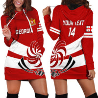 Custom Georgia Rugby Hoodie Dress 2023 Go Lelos Curves Style - Wonder Print Shop