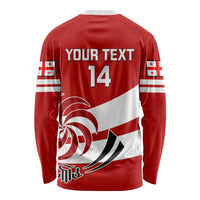 Custom Georgia Rugby Long Sleeve Shirt 2023 Go Lelos Curves Style - Wonder Print Shop