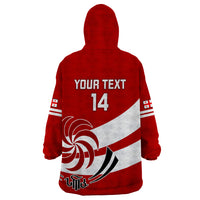 Custom Georgia Rugby Wearable Blanket Hoodie 2023 Go Lelos Curves Style - Wonder Print Shop