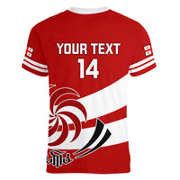 Custom Georgia Rugby Women V Neck T Shirt 2023 Go Lelos Curves Style - Wonder Print Shop