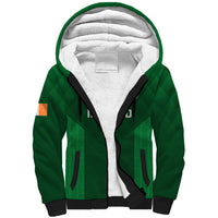 Custom Ireland Rugby Sherpa Hoodie 2023 Go Shamrock World Cup Irish Celtic Pattern - Wonder Print Shop