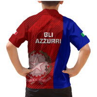 Italy Rugby Family Matching Mermaid Dress and Hawaiian Shirt 2023 The Blues Grunge Style - Wonder Print Shop