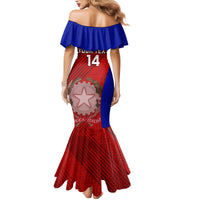 Custom Italy Rugby Family Matching Mermaid Dress and Hawaiian Shirt 2023 The Blues Grunge Style - Wonder Print Shop