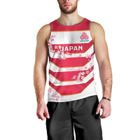 Custom Japan Rugby Men Tank Top 2023 Go Cherry Blossoms World Cup - Wonder Print Shop