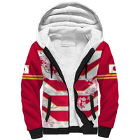 Custom Japan Rugby Sherpa Hoodie 2023 Go Cherry Blossoms World Cup - Wonder Print Shop