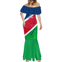 Namibia Rugby Mermaid Dress 2023 Welwitschias Flag Style - Wonder Print Shop