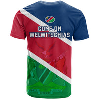 Namibia Rugby T Shirt 2023 Welwitschias Flag Style - Wonder Print Shop