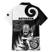 New Zealand Silver Fern Rugby Family Matching Mermaid Dress and Hawaiian Shirt Go Champions NZ All Black Maori Koru - Wonder Print Shop