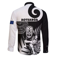 New Zealand Silver Fern Rugby Family Matching Off Shoulder Long Sleeve Dress and Hawaiian Shirt Go Champions NZ All Black Maori Koru - Wonder Print Shop