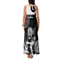 New Zealand Silver Fern Rugby Family Matching Tank Maxi Dress and Hawaiian Shirt Go Champions NZ All Black Maori Koru - Wonder Print Shop