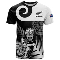 New Zealand Silver Fern Rugby T Shirt Go Champions NZ All Black Maori Koru - Wonder Print Shop