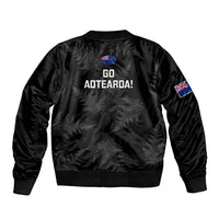 New Zealand Silver Fern Rugby Bomber Jacket 2023 Go Aotearoa Champions World Cup - Wonder Print Shop