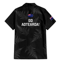 New Zealand Silver Fern Rugby Family Matching Mermaid Dress and Hawaiian Shirt 2023 Go Aotearoa Champions World Cup - Wonder Print Shop