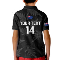 Custom New Zealand Silver Fern Rugby Kid Polo Shirt 2023 Go Aotearoa Champions World Cup - Wonder Print Shop