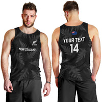 Custom New Zealand Silver Fern Rugby Men Tank Top 2023 Go Aotearoa Champions World Cup - Wonder Print Shop