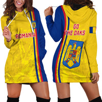 Romania Rugby Hoodie Dress Go The Oaks Grunge Style - Wonder Print Shop