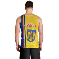Romania Rugby Men Tank Top Go The Oaks Grunge Style - Wonder Print Shop