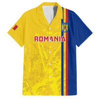 Custom Romania Rugby Family Matching Short Sleeve Bodycon Dress and Hawaiian Shirt Go The Oaks Grunge Style - Wonder Print Shop