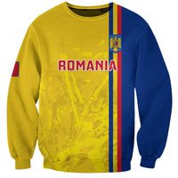 Custom Romania Rugby Sweatshirt Go The Oaks Grunge Style - Wonder Print Shop