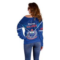 Samoa Rugby Off Shoulder Sweater 2023 Go Manu Samoa - Wonder Print Shop