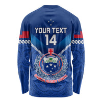 Custom Samoa Rugby Long Sleeve Shirt 2023 Go Manu Samoa - Wonder Print Shop